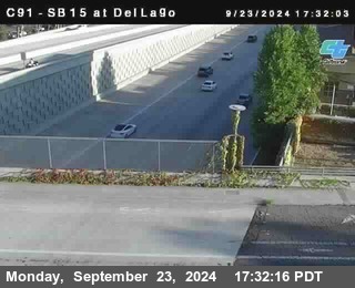 SB 15 at Del Lago bridge