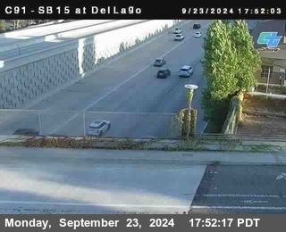 SB 15 at Del Lago bridge