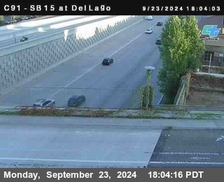 SB 15 at Del Lago bridge