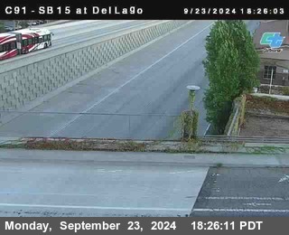 SB 15 at Del Lago bridge