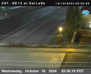 SB 15 at Del Lago bridge