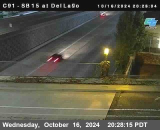 SB 15 at Del Lago bridge