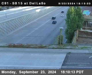 SB 15 at Del Lago bridge