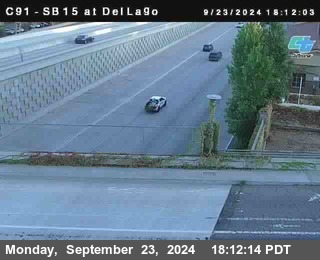 SB 15 at Del Lago bridge