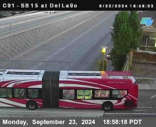 SB 15 at Del Lago bridge