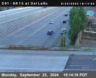 SB 15 at Del Lago bridge