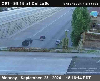 SB 15 at Del Lago bridge