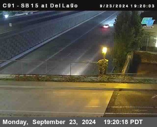 SB 15 at Del Lago bridge