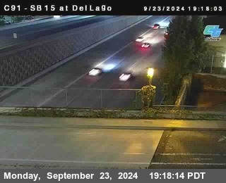 SB 15 at Del Lago bridge