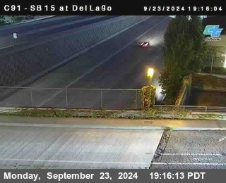 SB 15 at Del Lago bridge