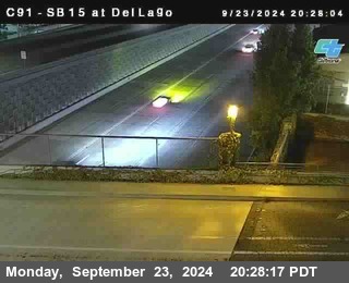 SB 15 at Del Lago bridge