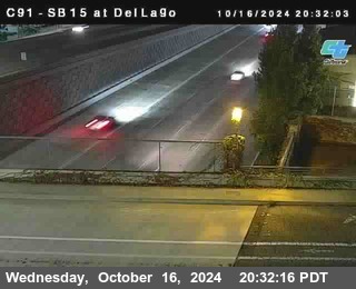 SB 15 at Del Lago bridge