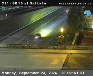 SB 15 at Del Lago bridge