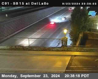 SB 15 at Del Lago bridge