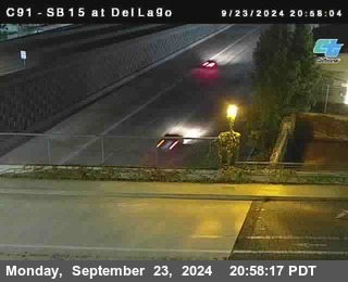 SB 15 at Del Lago bridge