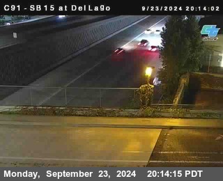 SB 15 at Del Lago bridge