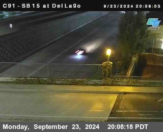 SB 15 at Del Lago bridge