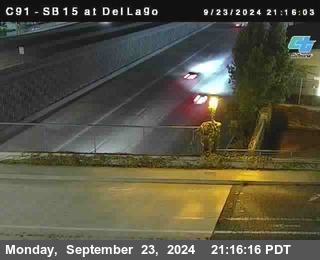 SB 15 at Del Lago bridge