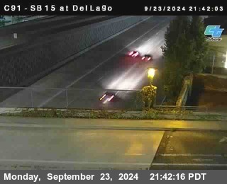 SB 15 at Del Lago bridge