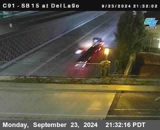 SB 15 at Del Lago bridge