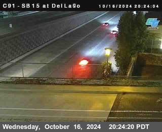 SB 15 at Del Lago bridge