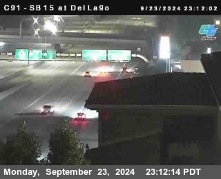 SB 15 at Del Lago bridge