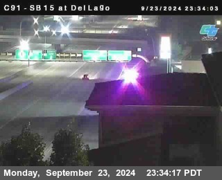 SB 15 at Del Lago bridge