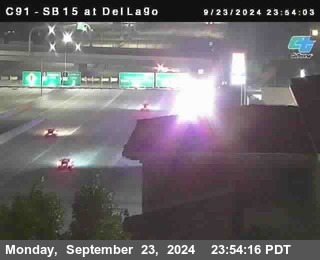 SB 15 at Del Lago bridge