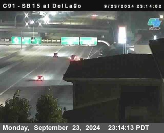 SB 15 at Del Lago bridge