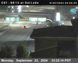 SB 15 at Del Lago bridge