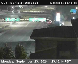 SB 15 at Del Lago bridge