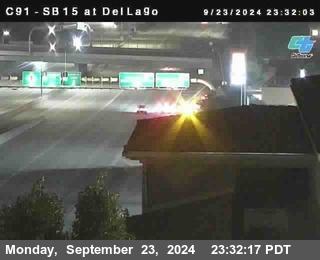 SB 15 at Del Lago bridge