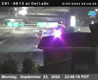 SB 15 at Del Lago bridge