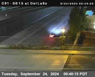 SB 15 at Del Lago bridge