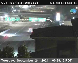 SB 15 at Del Lago bridge