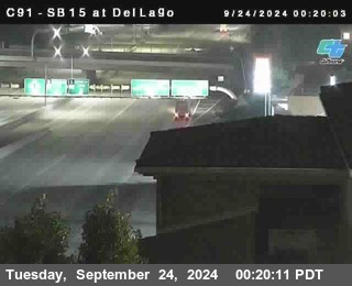 SB 15 at Del Lago bridge