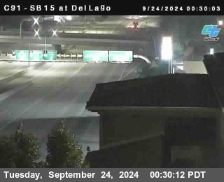 SB 15 at Del Lago bridge