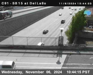 SB 15 at Del Lago bridge