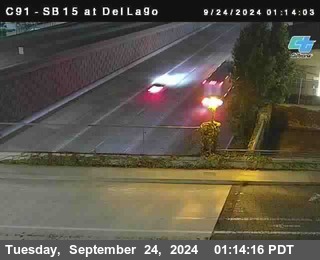 SB 15 at Del Lago bridge