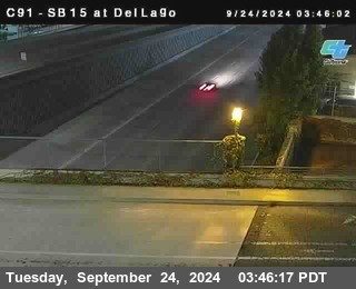 SB 15 at Del Lago bridge