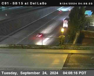 SB 15 at Del Lago bridge