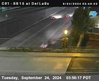 SB 15 at Del Lago bridge