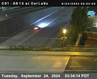 SB 15 at Del Lago bridge