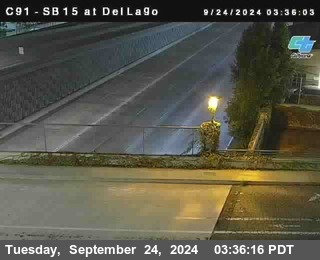 SB 15 at Del Lago bridge