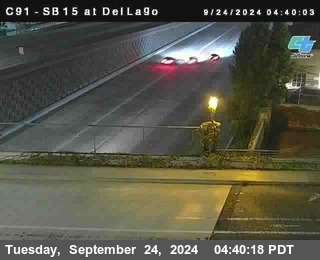 SB 15 at Del Lago bridge