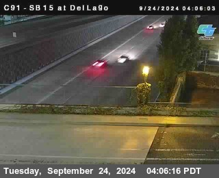 SB 15 at Del Lago bridge