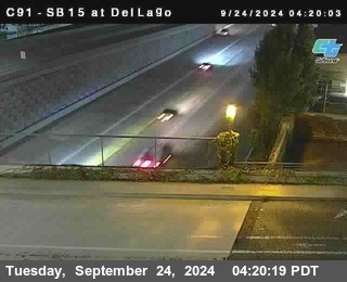 SB 15 at Del Lago bridge