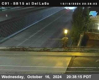 SB 15 at Del Lago bridge