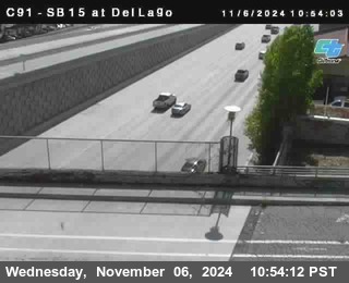 SB 15 at Del Lago bridge