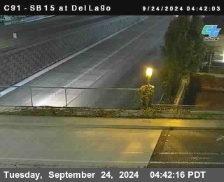 SB 15 at Del Lago bridge